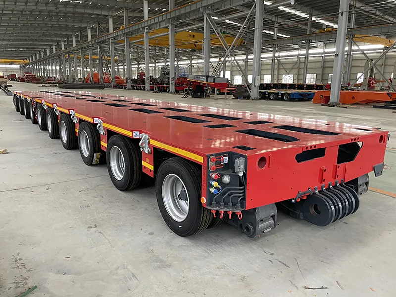 Heavy Duty Hydraulic Modular Trailer For 200 Ton Crawler Crane Transport suppliers